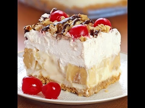 No Bake Banana Split Dessert