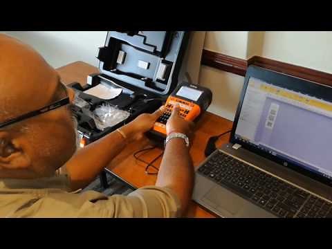 how to make a QR code with BrotherPT-E550WVP