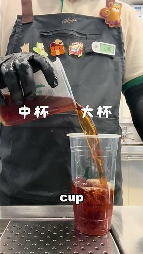 The difference between a large cup and a small cup!