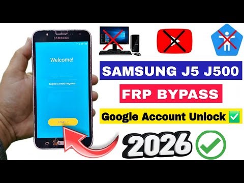 Samsung J5 (SM J500) FRP Bypass 2026 | Google Account Unlock Without PC | No YouTube Update 6.0.1