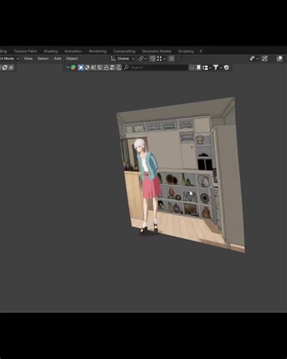 3D Artist Virendra Kumar, also known as CG DASH, showcased a new anime-inspired 3D work, presenting a rigged character model crafted in the style of Japanese animation. More artwork: https://80.lv/articles/check-out-rigged-3d-model-of-an-anime-style-character | 80 Level