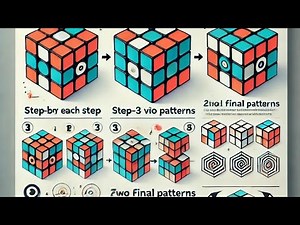 How to make patterns in 3 by 3 Rubik's Cube