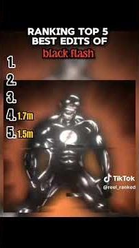 #flash Top 5 Black flash edits ⚡☠
