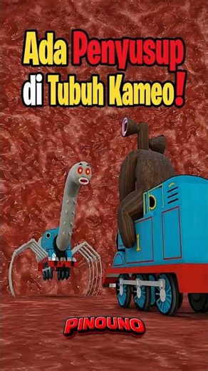 😱 Mysterious Creature Nesting in Kameo's Body! Siren Head Kid Enters by Train to Expel It