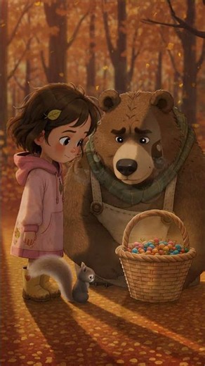 Luna & Bear Help Hungry Squirrel Before Winter Arrives