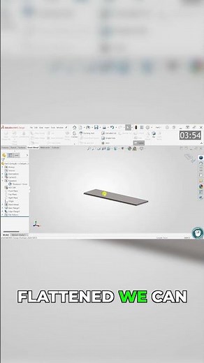Flattening Changes Everything for Sheet Metal Work #CAD #Tutorial