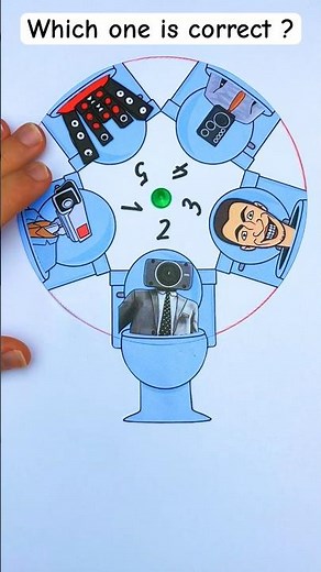 Which Skibidi Toilet face is correct? #shorts