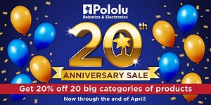 Pololu 20th Anniversary @pololu