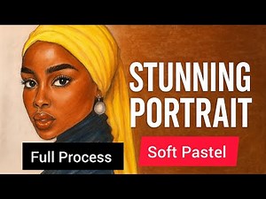 "How to Draw a Realistic Portrait with Soft Pastels | Step-by-Step for Beginners"