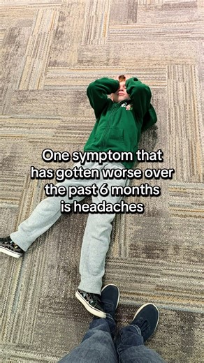 We are amassing a lifetime supply of medicine measuring cups. This is Merrick. He’s 11 and has Sanfilippo syndrome, a rare neurodegenerative disease that causes dementia in children. One symptom that has gotten worse over the past 6 months is headaches. 💔🤕 We only wish there was more we could do to help him 😔 #sanfilippo #childhooddementia #raredisease #headaches #approvehopenow