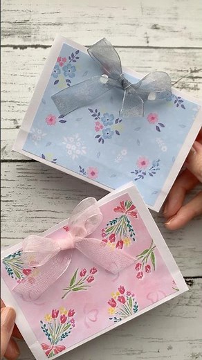 A4コピー用紙1/2で作るミニギフトバッグ♪バレンタインのラッピング、お誕生日のお菓子入れに #くらふとふぁむ #手作りバレンタイン