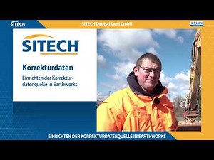 TRIMBLE Earthworks - Einrichten der Korrekturdatenquelle