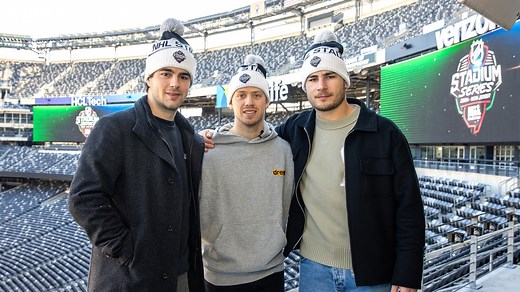 Devils stars tour MetLife Stadium