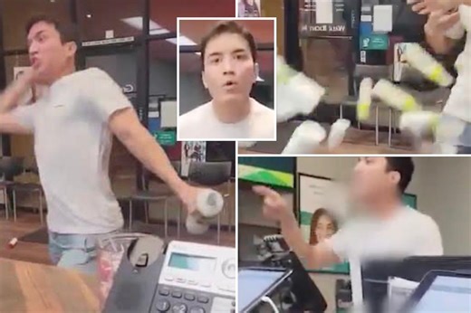 Parolee trashes salon in goofy tantrum over missing his haircut appointment: video