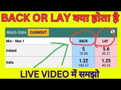 Back Lay or Lay back Back or Lay क्या होता हैं