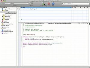 xcode tutorial #4: UITableView and UINavigationController