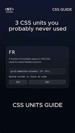 CSS Units You Rarely Use (ch, ex, fr)