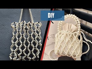 ABSOLUTELY TREND 2024 DIY LUXURY BEADED BAG TUTORIAL 👜 Step-by-step guide