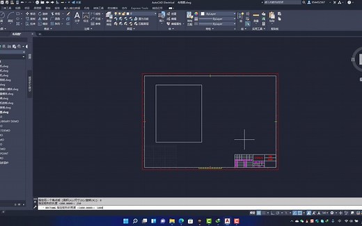 AutoCAD electrical布局图