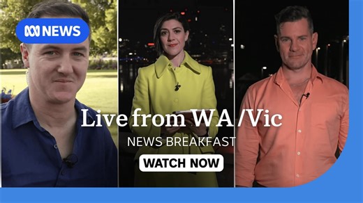 We're live from WA, Queensland and Victoria! 🌅Emma is in Perth. 🐬Nate is in Mandurah. 🌼Charles is in Toowoomba. 🚃James and Catherine are in Melbourne. 💻News Breakfast — Stream on ABC iview: https://ab.co/StreamABCivieand and VIC ans and ori | News Breakfast