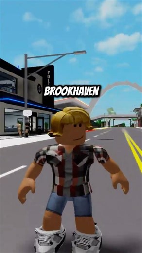 Brookhaven Police Station SECRET You Missed ✨ #roblox #brookhaven #shorts