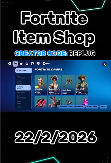 Fortnite Item Shop Highlights - February 22, 2026