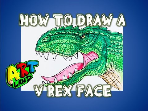 How to Draw a V REX FACE