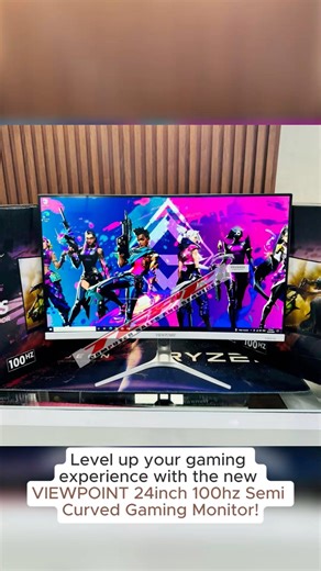 2.3K views | VIEWPOINT 24inch 100hz Semi Curved Gaming Monitor - Php3,800 #viewpointmonitor #monitor #gamingmonitor #computerset # tgpccomputer | TGPC Computer Sales and Services | Facebook
