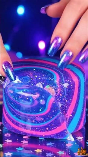 Galaxy Candy Slice ASMR ✨ Too Real To Be Real