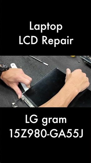 LG gram 15Z980-GA55J Screen Replacement 🔧 #Shorts #lg #laptoprepair