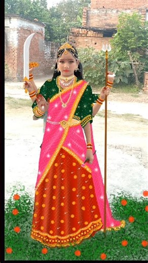 maa durga look #maadurga#matarani#short#virslshort