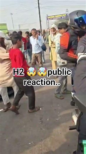 H2 public reaction🤯🤯🤯... #trending #viral #shorts #shorts #shorts #youtube channel