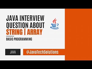 Top Java Coding Questions Asked in Interview | String | Array