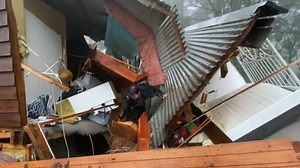 Wild winds have destroyed homes and nearly cost lives in Victoria