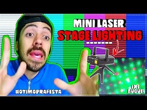 MINI LASER STAGE LIGHTING - DJ LIGHT FOR PARTIES AND NIGHTCLUBS