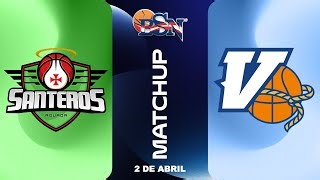 Video Vaqueros – Aguada Santeros. Full match record (Basketball. Puerto Rico. BSN) / 3 April