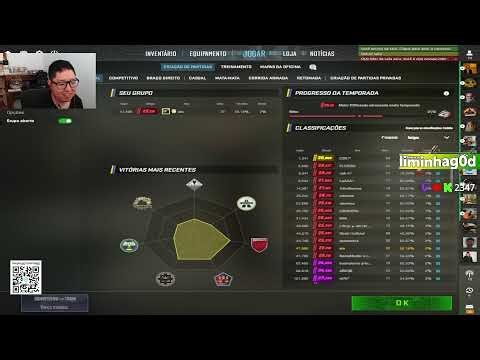 AOVIVO com Liminha! CS COUNTER STRIKE 2!
