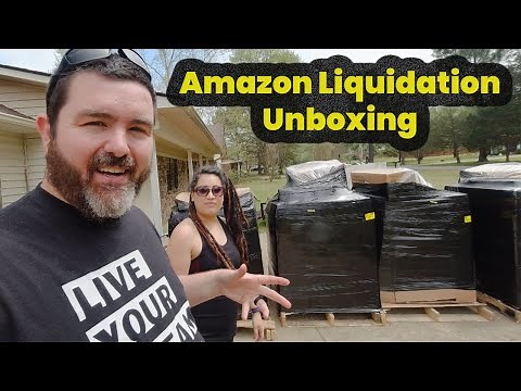 Unboxing an Amazon Shelf Pull Liquidation Pallet From Market Street Liquidation