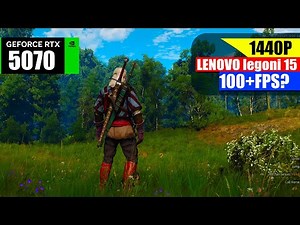 RTX 5070 Laptop Ray Tracing Test | Witcher 3 Next-Gen 1440p Ultra | Lenovo Legion 5i