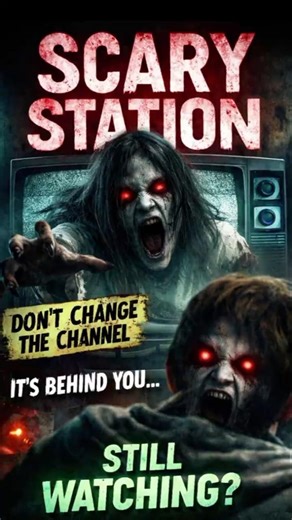 SCARY STATION 👻📺 | Don’t Change the Channel 😱 #shorts