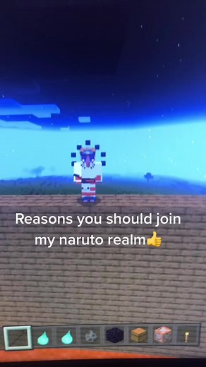 Realm code in bio!!!#naruto#minecraft#narutorealm#starterkits#narutoxminecraft #fypシ