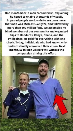 A STRANGER GAVE HOPE TO THE BLIND 👁️💖