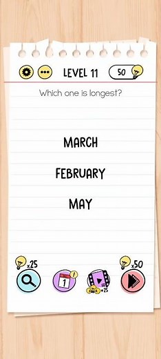 #Completed level 11 😇 in brain test game