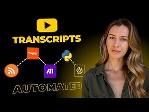 Scrape, Transcribe and Summarize YouTube videos on Autopilot🚀 (with Zapier, Make.com, Python)