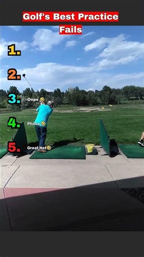 Golf's Best Practice Fails #golf #golfclips #golfshorts