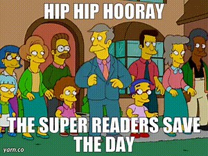 hip hip hooray the super readers save the day