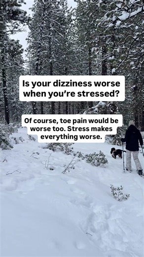 Stress makes dizziness worse