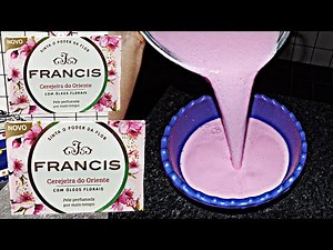 COMO FAZER SABONETE LÍQUIDO FRANCIS IGUAL DO MERCADO APENAS 4 INGREDIENTES À FRIO E SUPER ECONÓMICO