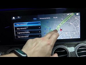 How to Change Orientation of Map in a Mercedes E63S AMG Navigation System - Customize Map Outlook