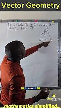 Vector Geometry Made Easy | Solving Triangle Problems with Vectors